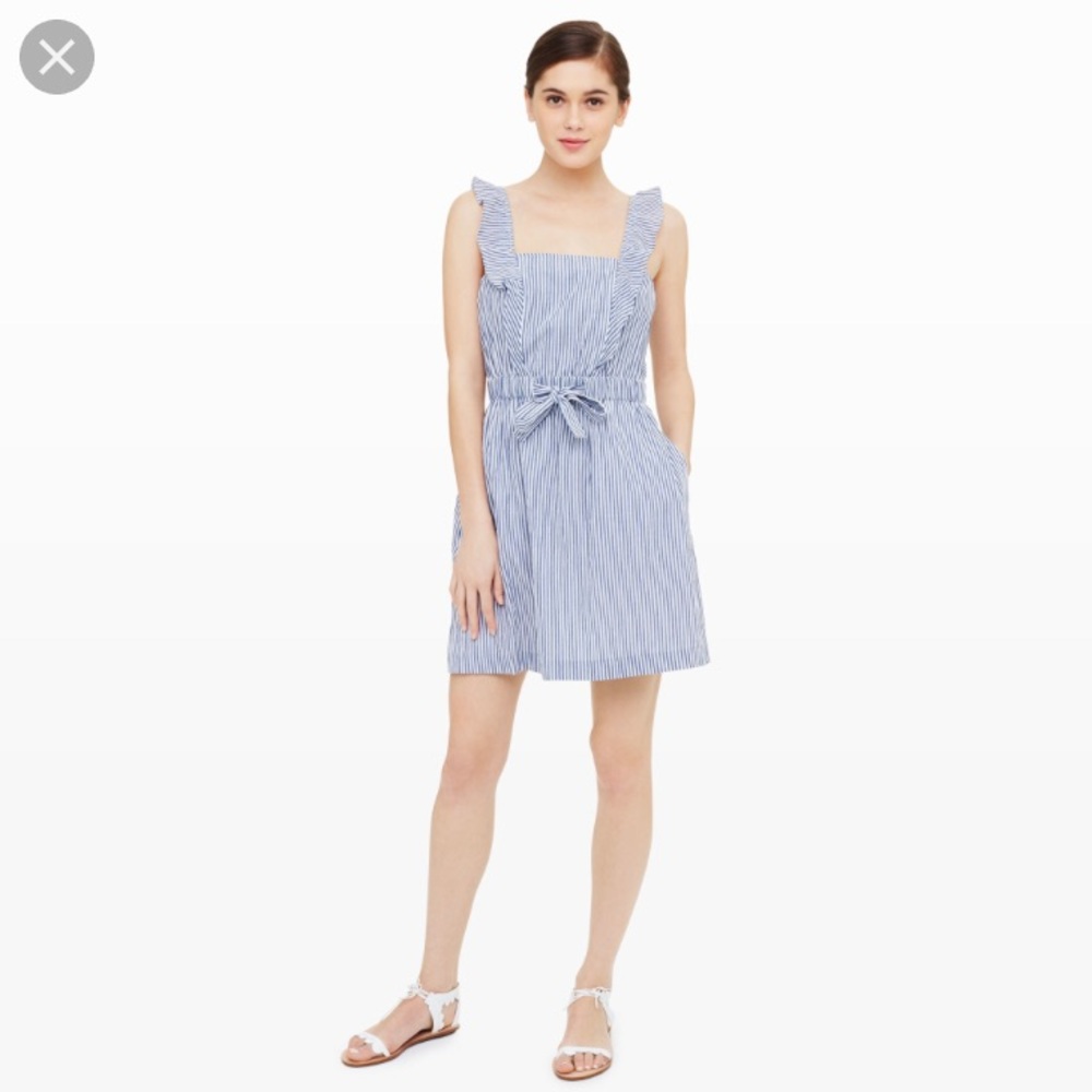 Club Monaco Seersucker Apron Dress